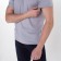 T -shirt male, gray color, size 50