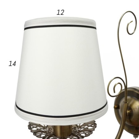 Bra "Gloria" 1x40W E14 bronze 20x15x35 cm.-5