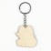 Keychain for keys with stickers in the set "cat", 4.7 x 10 cm