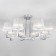 Smart ceiling lamp Alegria, 40W, E14, 90x90x44 cm