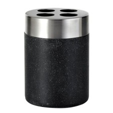 Cup for s/brush stone, black color