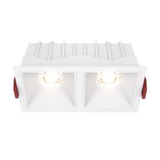 The built-in lamp Technical DL043-02-10W3K-D-SQ-W, LED, 20 W, 126x65x52 mm, 1000 lm, 3000k, white
