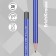 Pencil Chernographic Erichkrause "Grafica 100", 2b, Grifel D = 2.2 mm, wood, hexagonal, in the box, Blue case