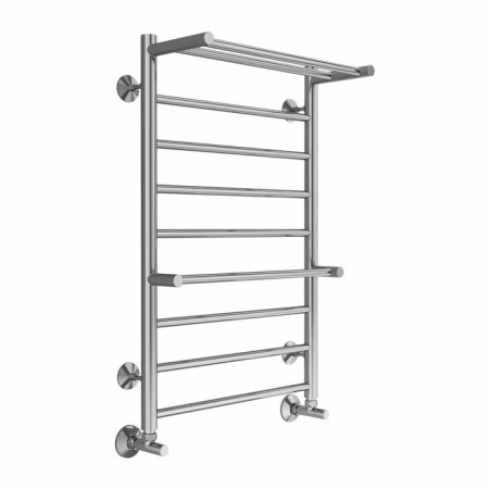 Terminus heated towel rail "Ancona" P8, 500x800 mm, lower connection, chrome-1