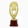Award figure Cup, gold, plastic stand, 22 x 11 x 7.5 cm