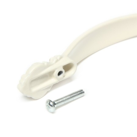 Hand-slop RS201, m/o 96 mm, white, with a golden insert-5