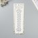 Stick plastic rhinestone "Fountain" Mirror silver 25x8.5 cm