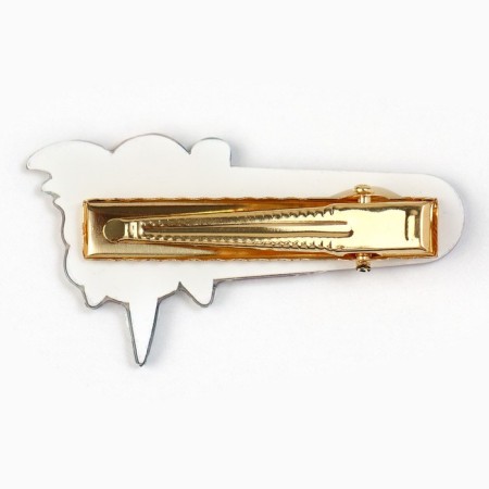 Hair hairpin "Disco", 5 x 2.7 cm-2