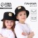 Panama Children's "Cat", Black Color, Rr. 54