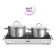 Infrared plate KitFort KT-150, 3000 W, cord 0.9 m