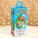 New Year. Gift box New Year's surprise "snakes" with animation 11 x 6 x 21 cm.