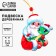 New Year's Wooden Suspension "Santa Claus and Snake"