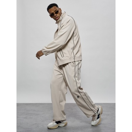 Sports suit men's, size 54, beige color-12