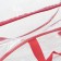 Lightning bag, transparent/red color