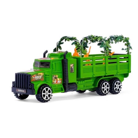 Inertial "military" truck, with soldiers