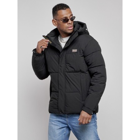 Male Winter jacket, size 58, black color-8
