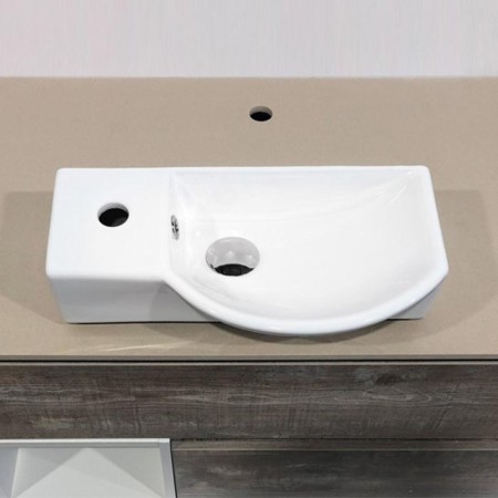 Comforty 7947br shell, right, suspended, white color-3