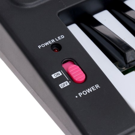 Super Musician synthesizer with a microphone, 37 keys, works from the network and from batteries-3