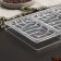 Konfinetta Love chocolate form, 3 cells, 27.5 × 17.5 × 2.5 cm, cell 7 × 7 cm