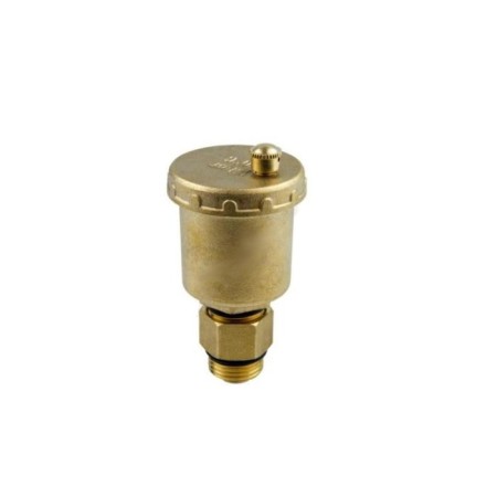 Automatic air vent Aquasfera 5001-01, 1/2 ", PN 10, with a valve, brass-1