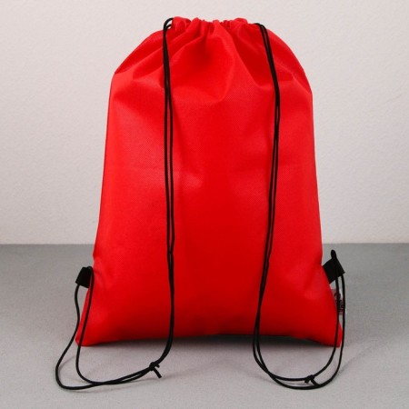 A bag for shoes "Faster, higher, stronger!" non -discharge canvas, size 30 x 40 cm-5