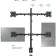 Broat Black 13 "-32" Max.32kg Table Turn and Slop for Monitors Black Black