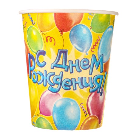A set of paper dishes is a disposable "balloons", 10 glasses, 10 plates-4