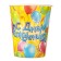 A set of paper dishes is a disposable "balloons", 10 glasses, 10 plates