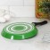 Pancake pan Candy Green Grass, D = 22 cm, plastic handle, anti -stick coating, green color