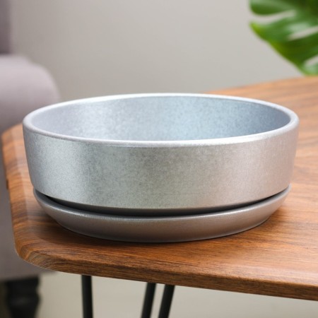 Flower pot "metallic" 2 l