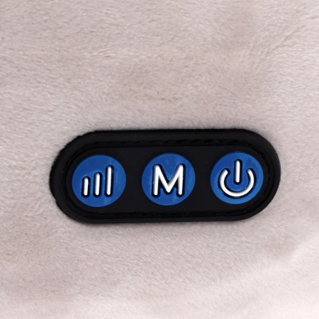 Massage pillow Luazon LEM-06, 3.7 W, 2 types of massage, IR water heating, battery, brown-7