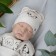 Hat with ears of children's kinderlitto "soft cotton", age 6-12 months, 3 pcs