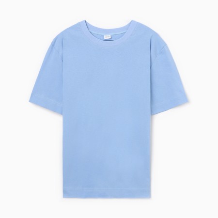Men's T -shirt Minaku: Basic Line Man Blue color, size 52-5