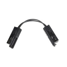 Connector for magnetic tire pipelines, 35 mm. Angular. Interior. Uniel, IP20, black color