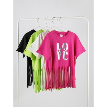 T -shirt Children's Amarobaby Rope, height 128 cm, pink color-12
