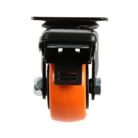 Furniture wheel CAPPIO, D = 38 mm, rotary, with a stop, PVC coating-2