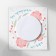 Magnet with a block for the records "You are beautiful, remember" 12.4x13.7 cm