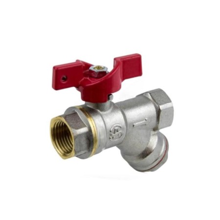 Aquasfera ball valve 1015-01, 1/2 ", PN 40, with a filter, full-pass, butterfly-4