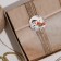 Paper stickers "New Year's Post", for gifts, 9 x 16 cm, New Year