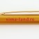 Pen "best teacher", metal, blue paste, 1.0 mm