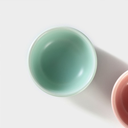 A set of ceramic "Morning", 6 items: 40 ml, color mix-2