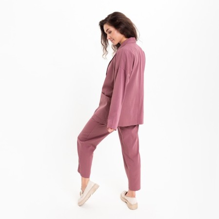 Casual Casual Set (jacket and trousers), dusty rose, size 46-6