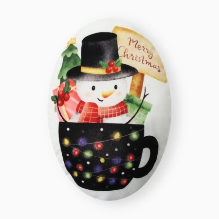 Decorative Ethel Pill "Snowman" 28*37 cm