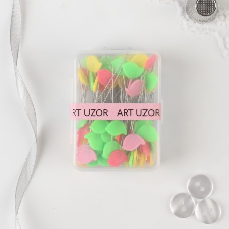 Cyluting pins "Bird", 53 mm, 100 pcs, color colorful color-6