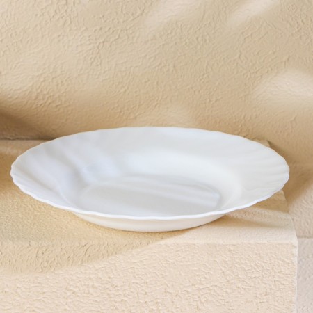A set of soup plates Luminarc Trianon, 250 ml, d = 23 cm, glass ceramic, 6 pcs, white color-1
