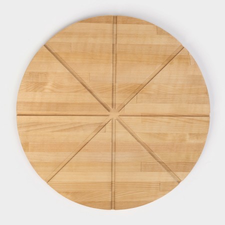 Pizza board with hidden handles of Adelica "Italiano", D = 40 cm, birch-8