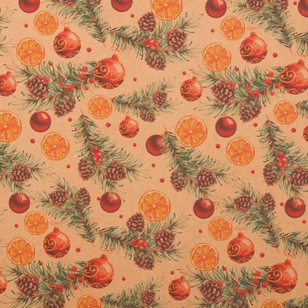 Package Crafts "Orange", 50 x 70 cm, New Year-2
