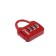 Castle of hinged code tundra ZK001, red