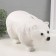 Piggy bank "Bear White" 18.5 x 14 x 36 cm