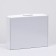 Boxing box, white, laminated, 25 x 32 x 8.5 cm